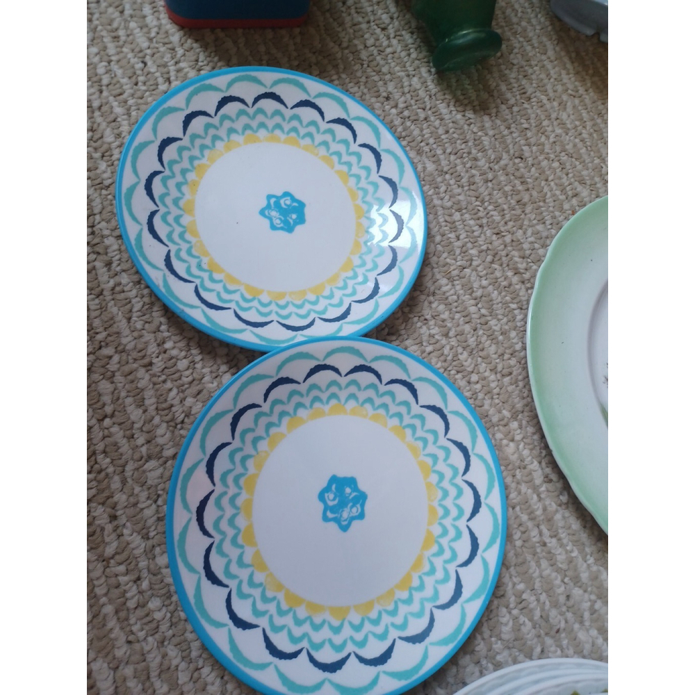2 Corelle Boho Daydream Plates 7" Diamater New Made in USA